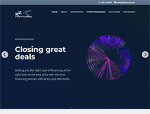 Tablet Screenshot of k2financing.com